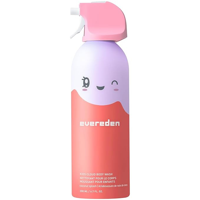 Evereden Kids Foam Soap, Cloud Body Wash (6.7 fl. oz., Coconut Splash): Spray, Shape & Splash: Th... | Amazon (US)