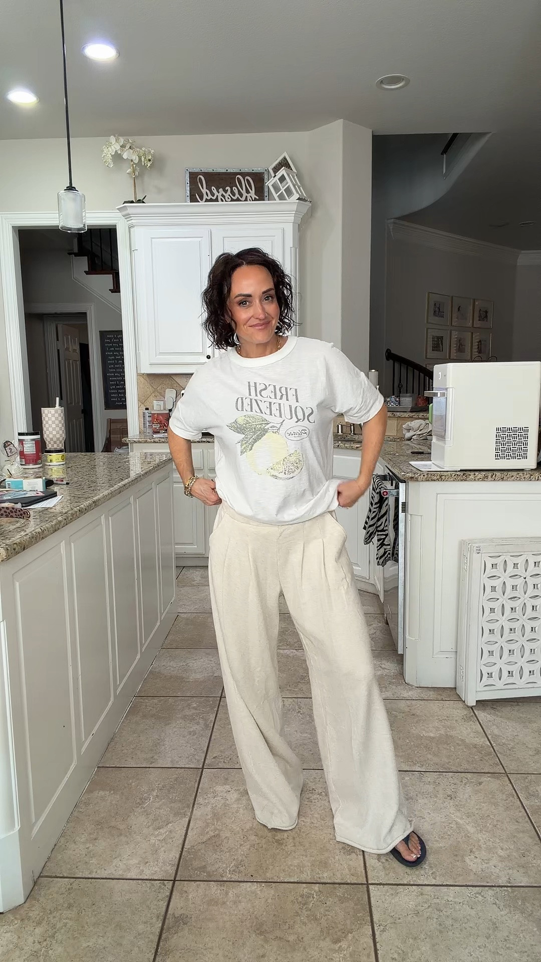 Xs top and pants.

#LTKootd #LTKdayinmylife #LTKOver40