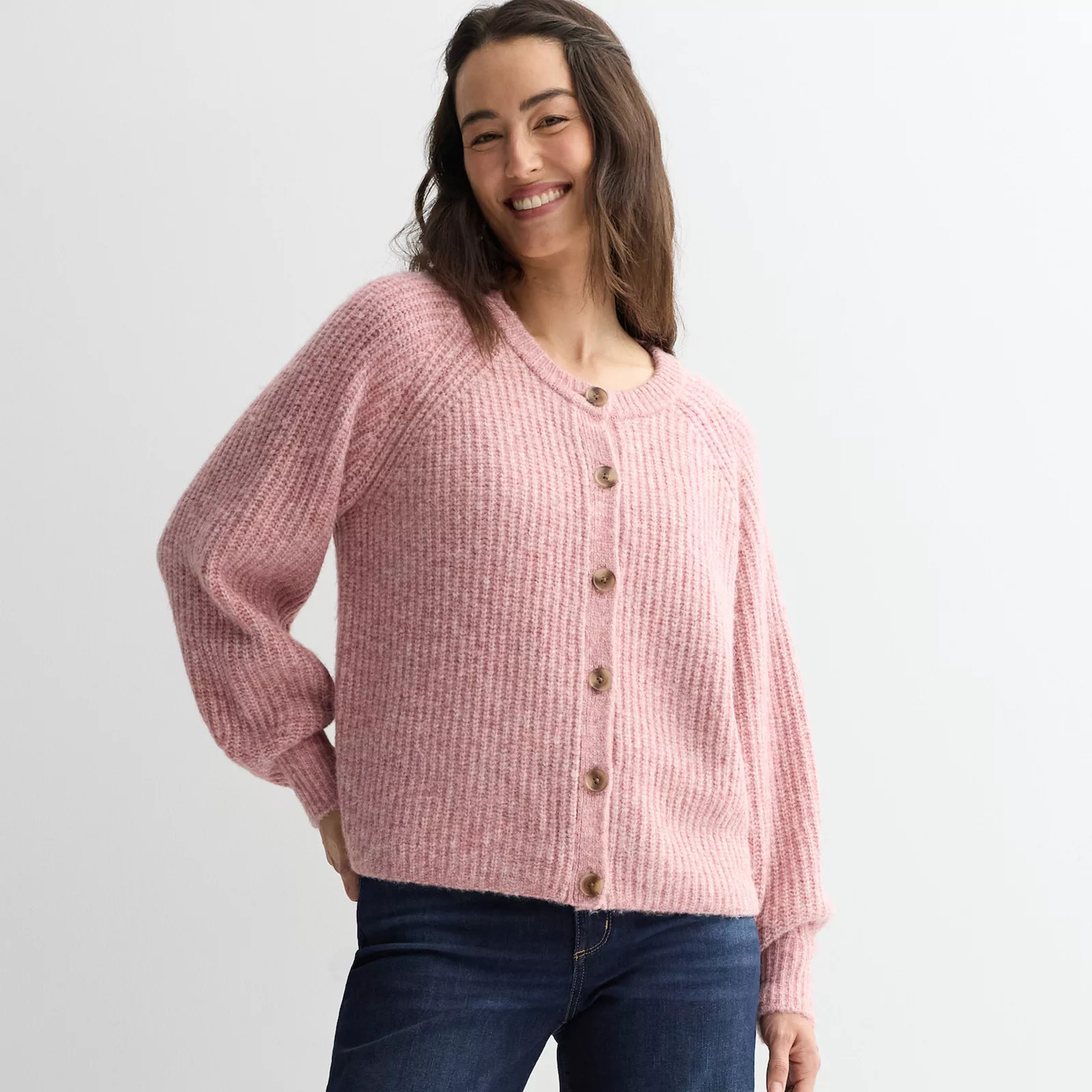 Women's Sonoma Goods For Life® Cozy Heritage Cardigan | Kohl's