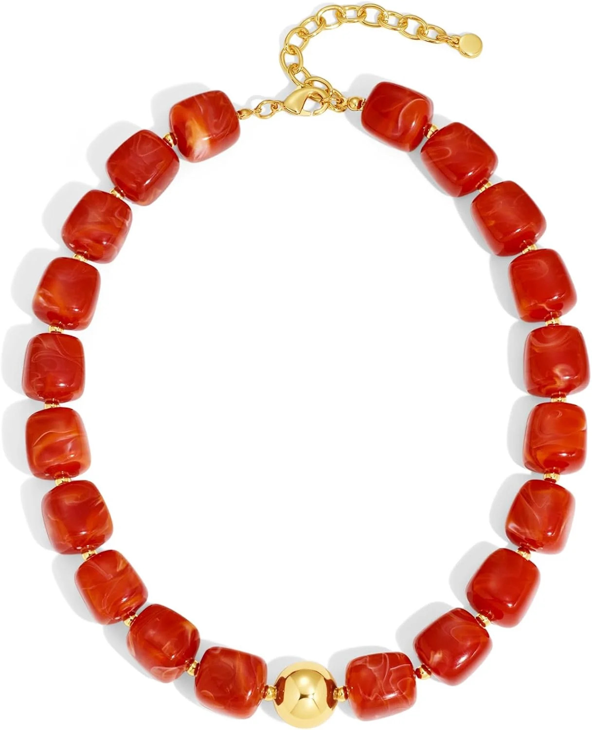 Chunky Beaded Necklace for Women, Statement Jewelry Gifts - Walmart.com | Walmart (US)