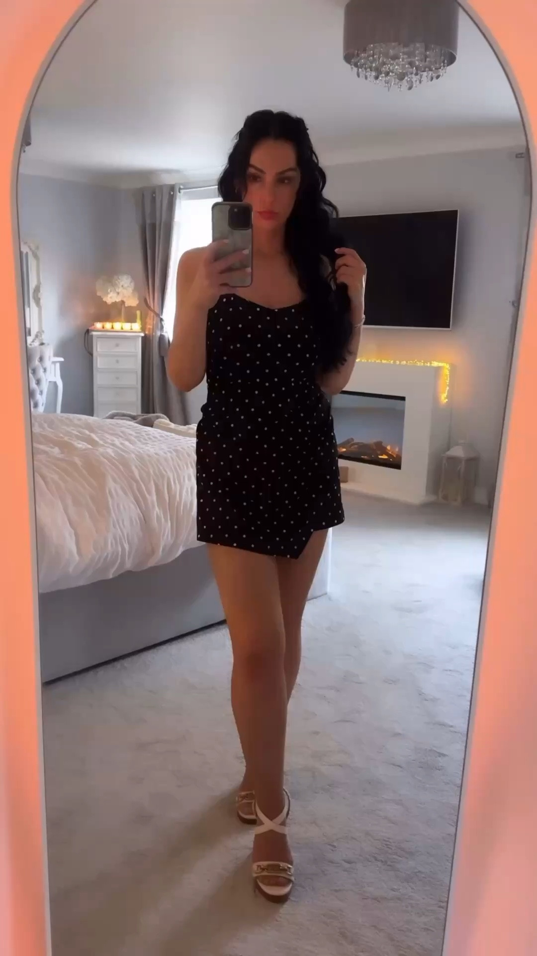 Polka dots halter neck dress new in 😍 

#LTKspring #LTKdresses #LTKuk