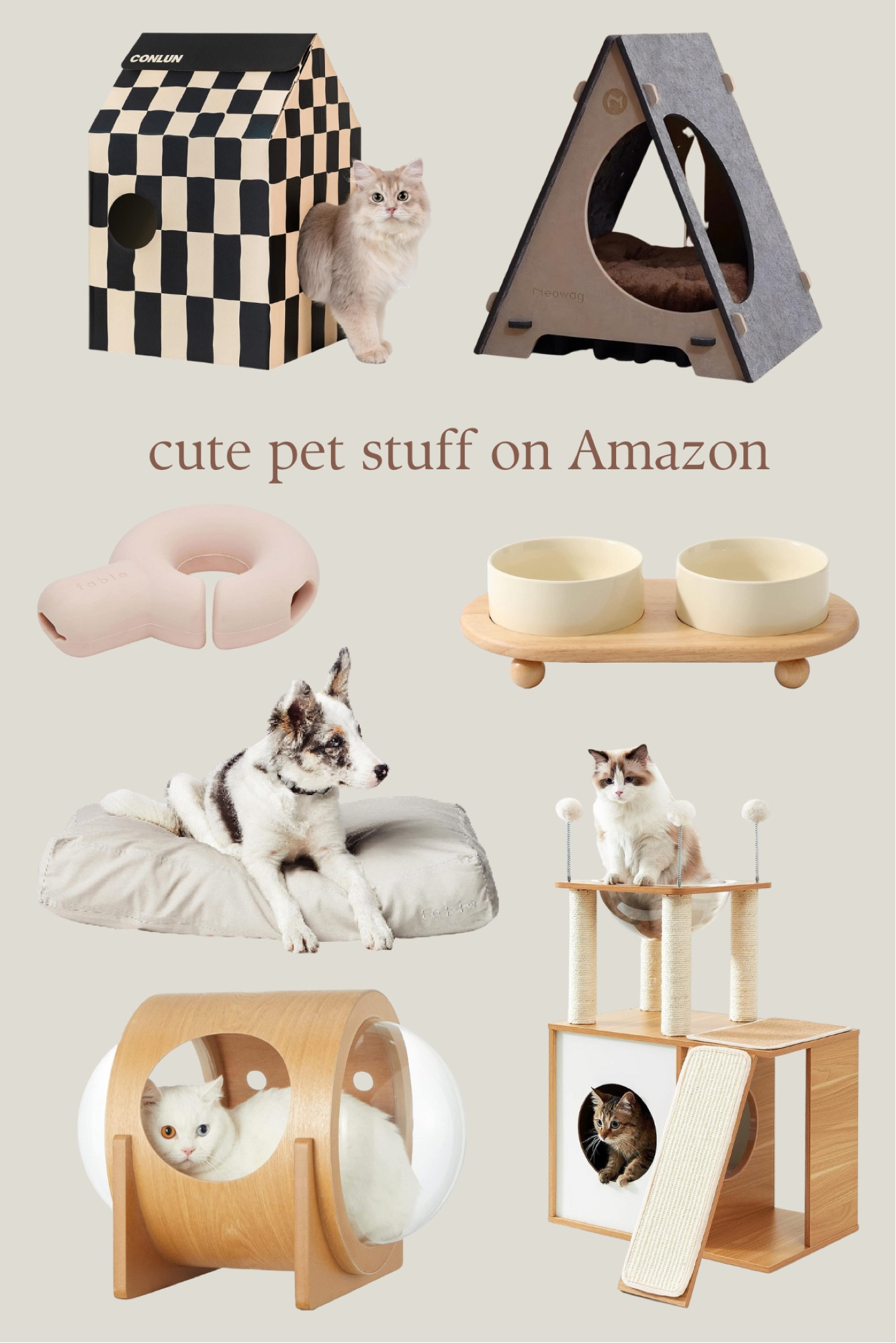 Cute stuff for pets - cats - dogs - modern pet food bowls - minimal dog bed - cat house - dog toy - Amazon finds 

#LTKGiftGuide #LTKfamily #LTKhome