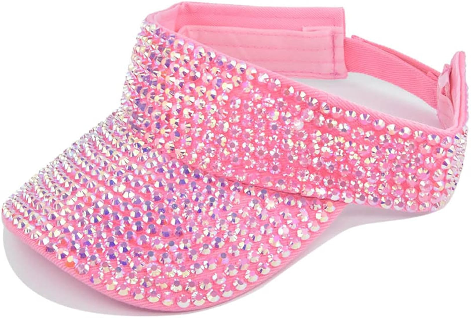 Bling Victoria Visor with Rhinestone! Sun Hats Women's Visor Beach Visor!Sport Sun Visor Hats Adj... | Amazon (US)
