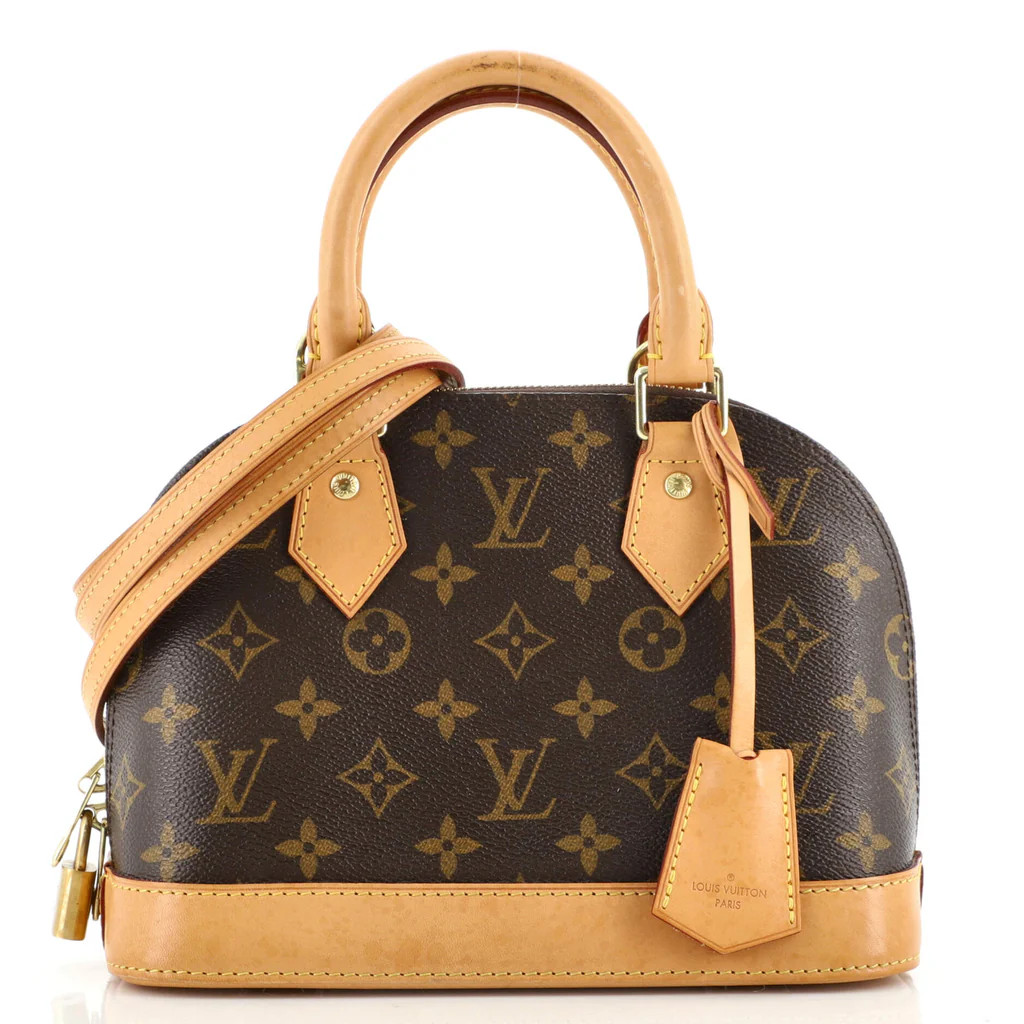 Louis Vuitton Alma Handbag Monogram Canvas BB Brown 1482841 | Rebag
