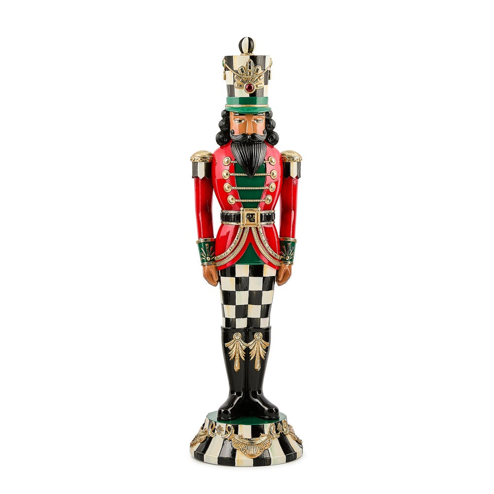 Courtly Classic Resin Black Nutcracker | MacKenzie-Childs