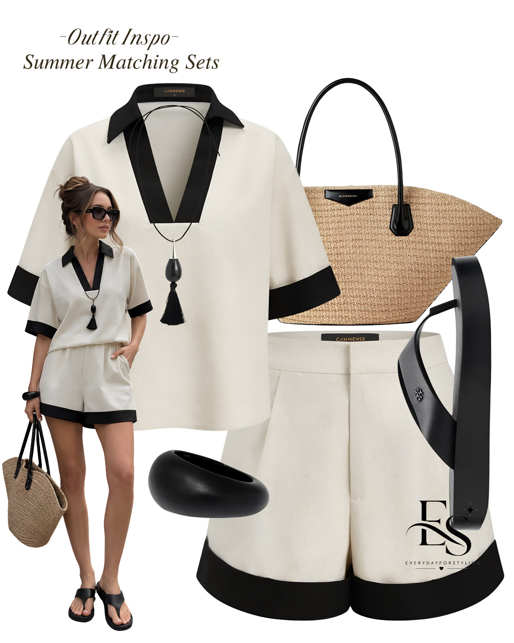 Clean lines, sharp contrast, instantly elevated 🖤

summer matching sets, two piece outfit sets, quiet luxury outfits, old money summer style, linen co-ord sets, embroidered denim outfit, neutral summer outfits, elevated casual style, minimalist summer fashion, vacation outfit ideas, resort wear inspiration, capsule wardrobe essentials, summer outfit inspo, tonal dressing ideas, scalloped hem outfits, statement accessories styling, effortless summer style, OOTD, simple styling, outfit ideas, casual elegant look, neutral style women, what to wear, how to wear, ways to style, everydayforstyling 

#SummerCoordSets, #QuietLuxuryOutfits, #SummerOutfitIdeas, #SummerCapsuleWardrobe, #ResortStyleInspo



#LTKTravel #LTKootd #LTKSeasonal