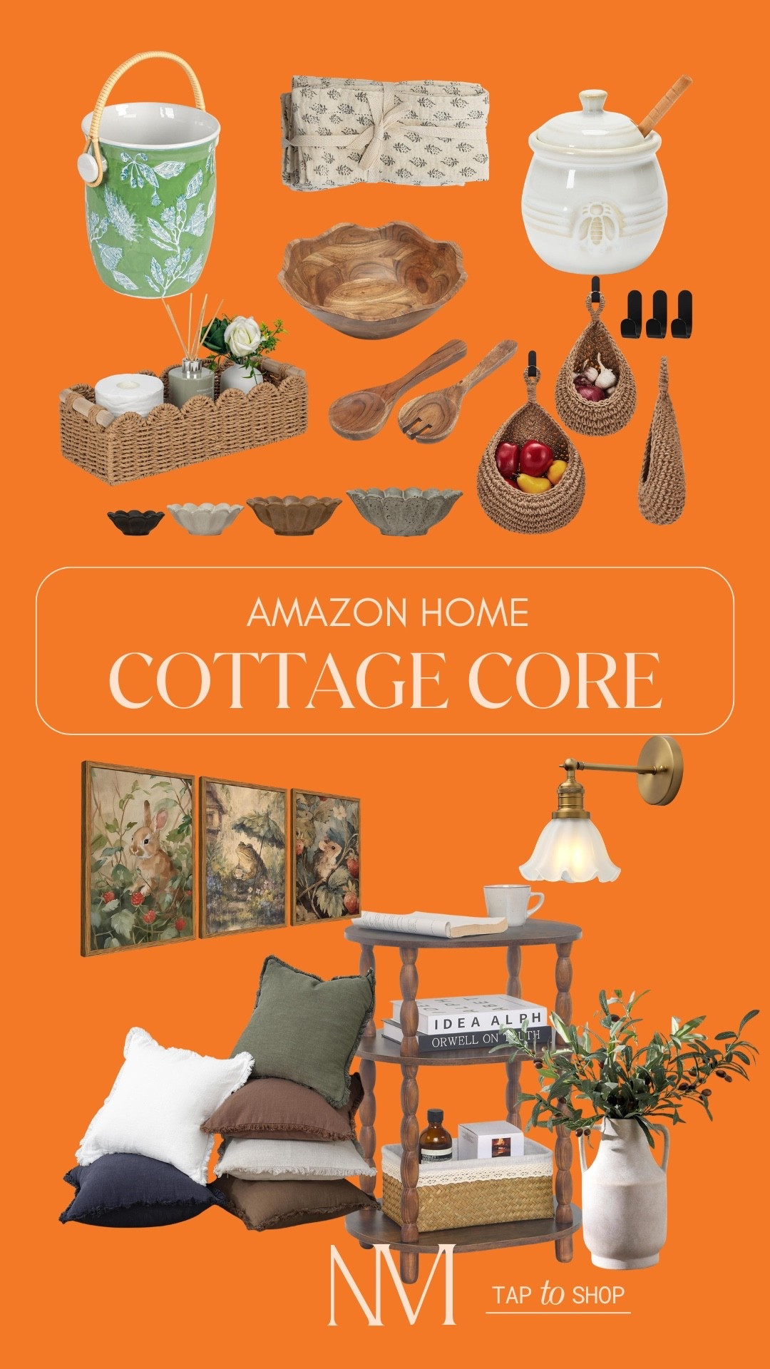 Things I’m loving lately 🌿

Soft florals, warm wood tones & vintage-inspired details.
Pieces that make your home feel cozy but styled. 🤍✨

These are such good finds for that cottagecore look without overspending.
Easy swaps that instantly change the vibe.

amazon home finds, cottagecore decor, cozy aesthetic, vintage inspired home

#LTKHome