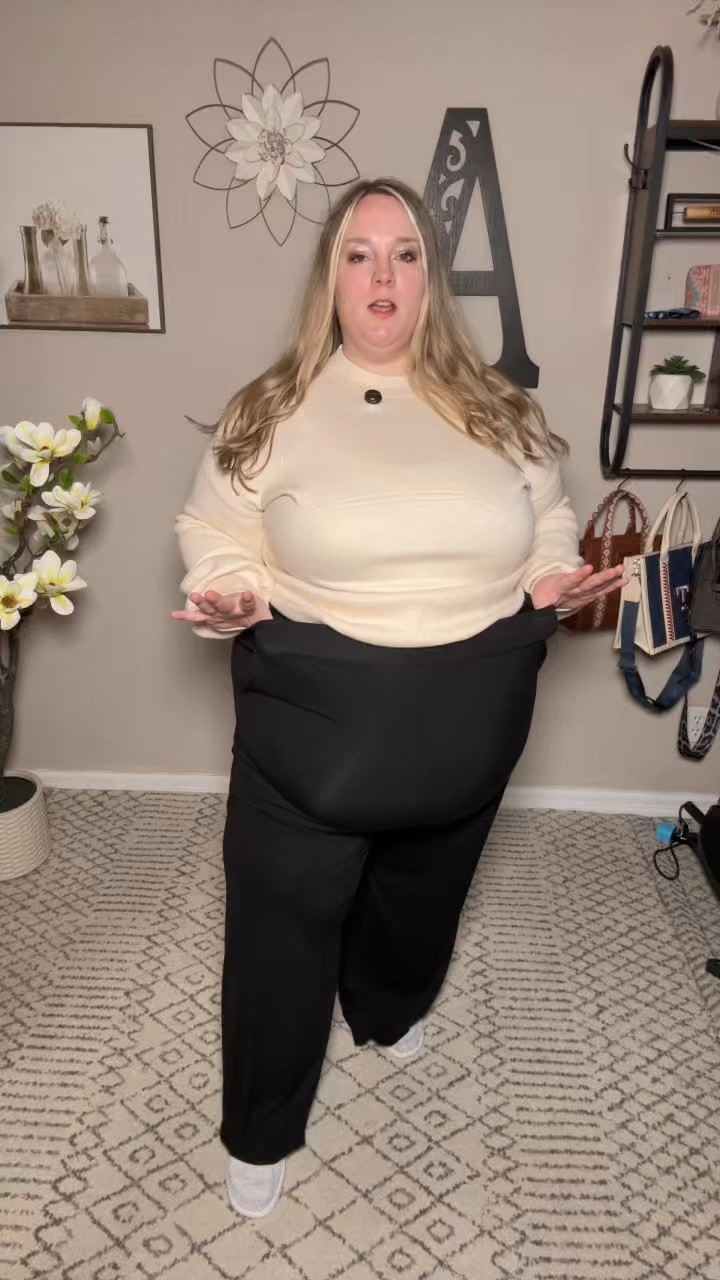 If you’re tired of stiff “work pants” that feel like punishment by noon, these are the soft wide-leg pair that actually move with you. Elastic waist, thick-thigh friendly, and polished enough for the office — I kept this one.

wide leg work pants, elastic waist trousers, plus size workwear, comfy office outfit, thick thigh friendly pants, black lounge trousers, business casual women, everyday work bottoms


#LTKSeasonal #LTKWorkwear #LTKPlusSize