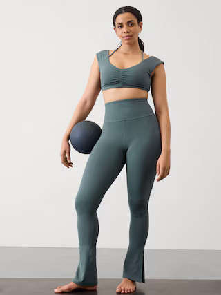 Elation Ultra High Rise Split Slim Flare Pant | Athleta