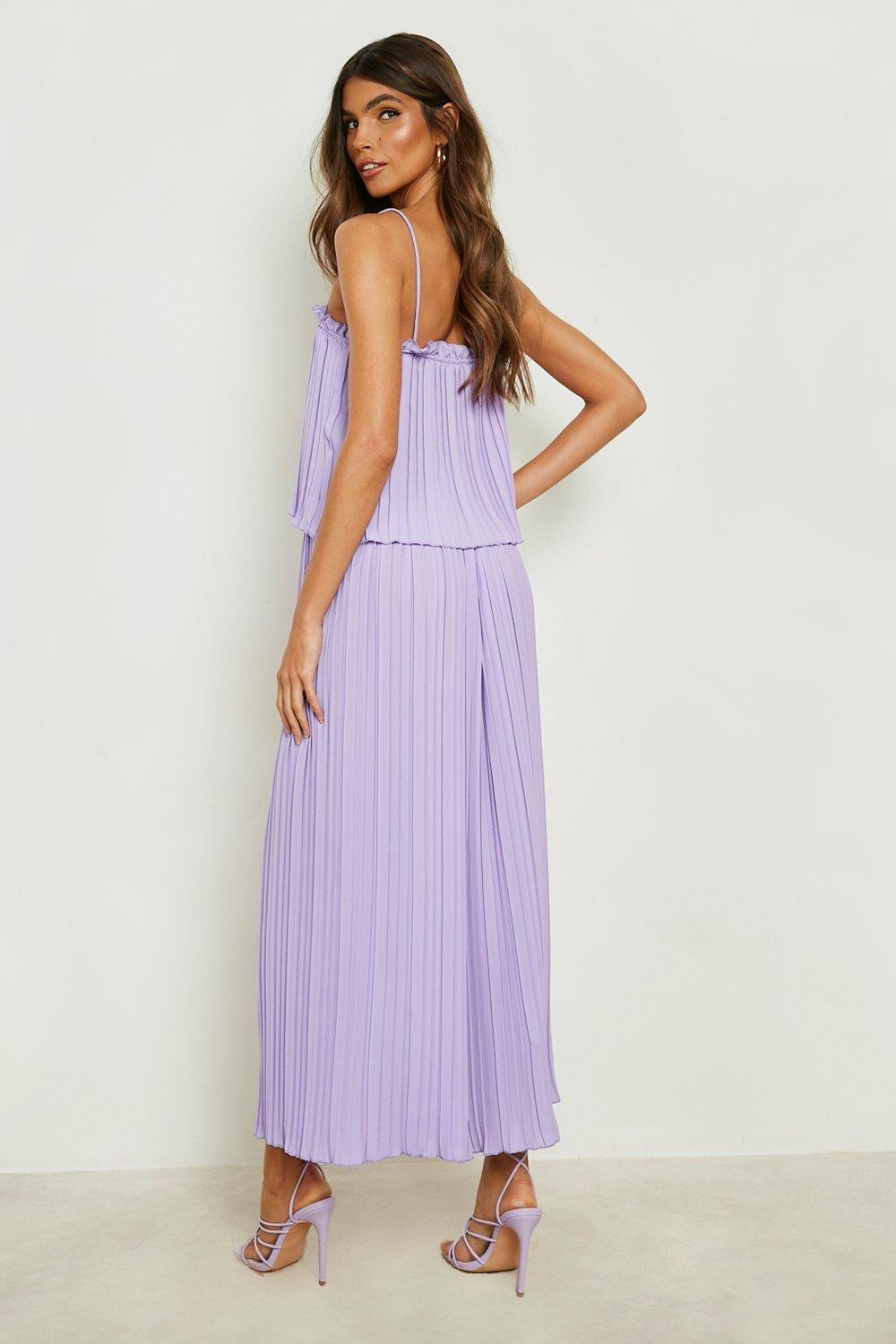 Woven Pleated Square Neck Cami & Culottes | Boohoo.com (US & CA)