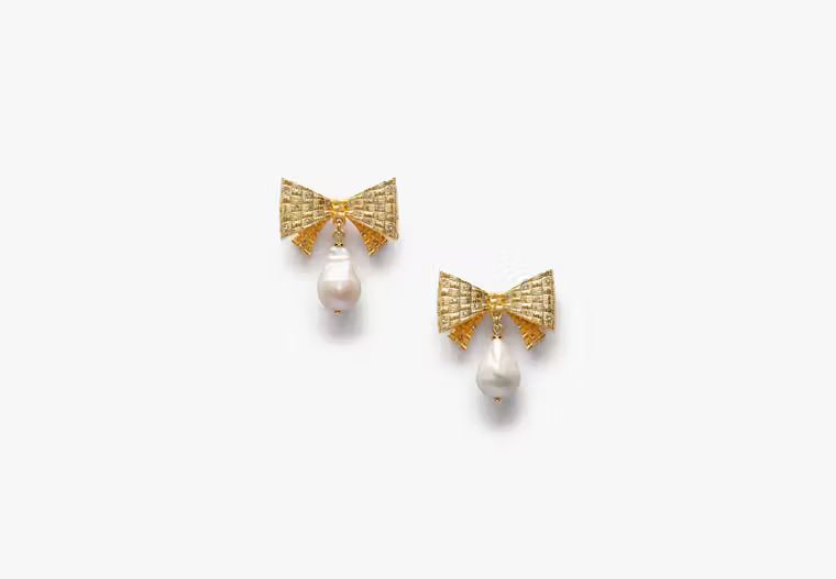 Wrapped In A Bow Drop Earrings | Kate Spade (US)