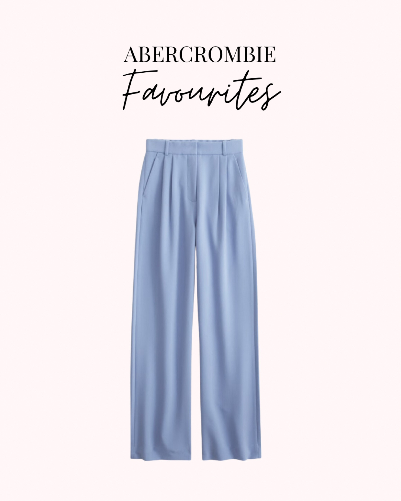 These blue tailored pants are perfect for spring! 

Abercrombie pants, workwear, office outfit 

#LTKstyletip #LTKworkwear #LTKSpringSale