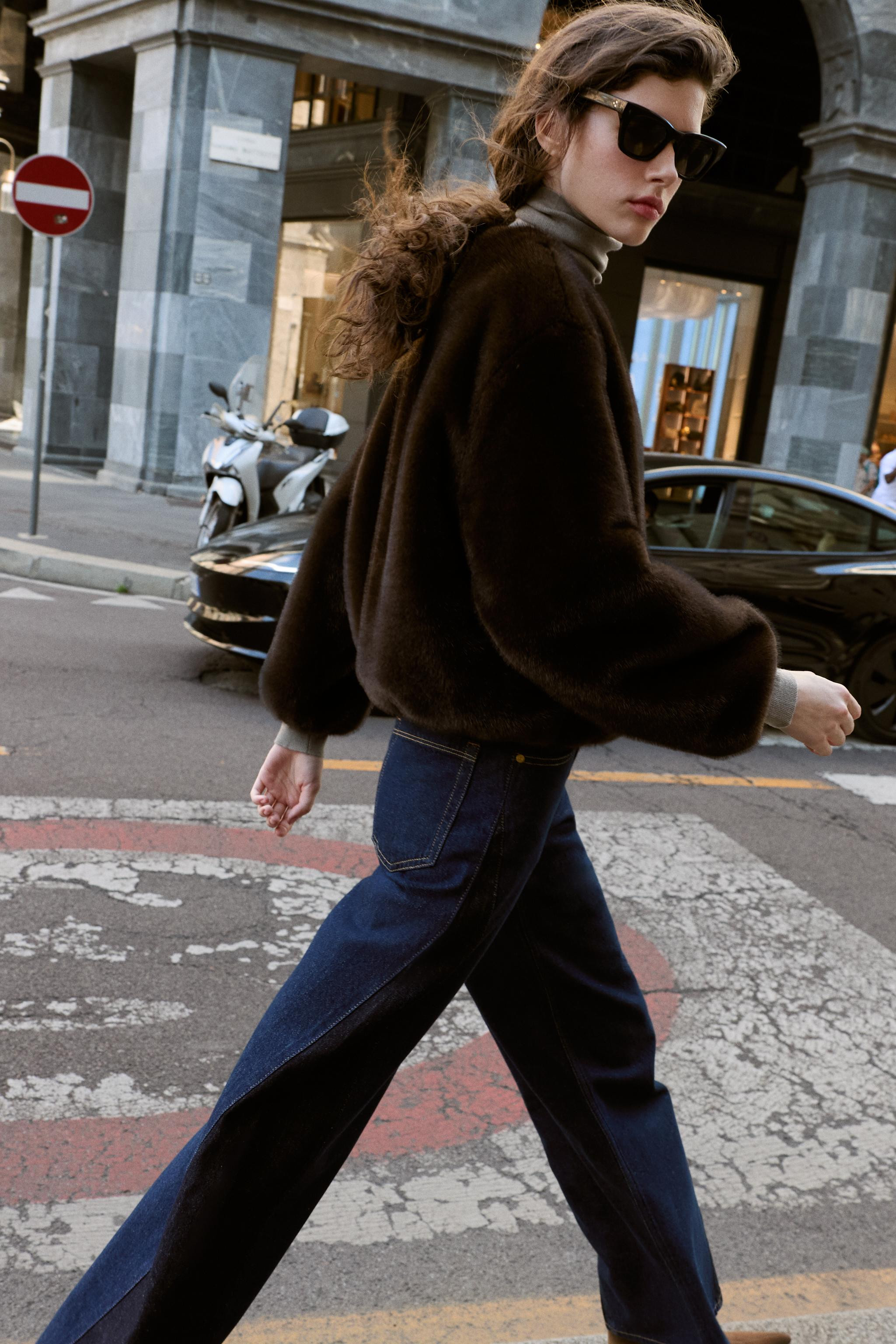 FAUX FUR BOMBER JACKET | Zara US