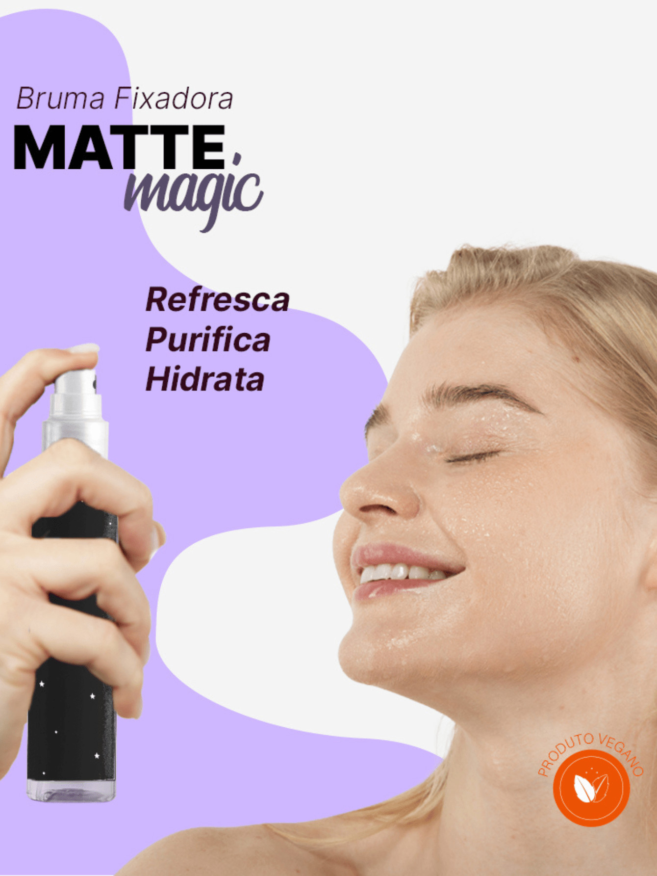 Bruma Fixadora Refresca e purifica/Hidratante Dapop 120 Ml - Dapop | SHEIN