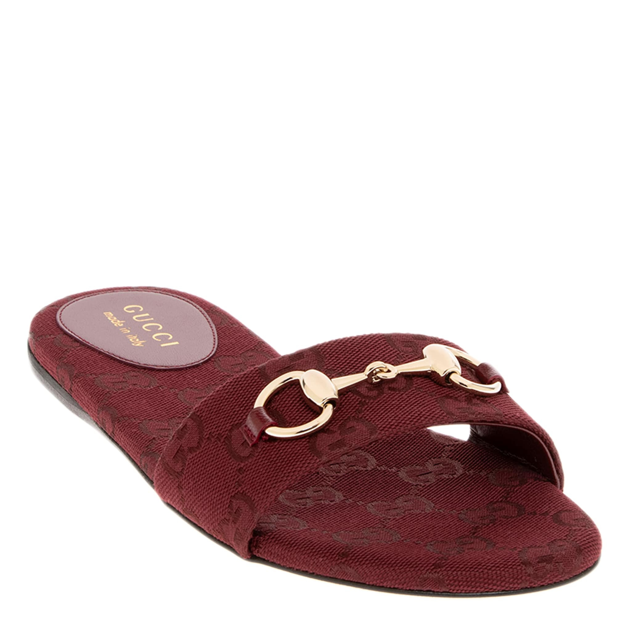 Gucci Slide Sandals with Horsebit | Overstock