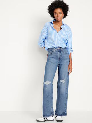 Extra High-Waisted Wide-Leg Jeans | Old Navy (US)