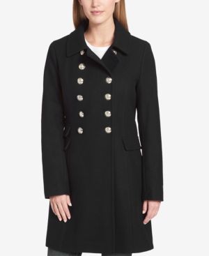 Tommy Hilfiger Double-Breasted Peacoat | Macys (US)