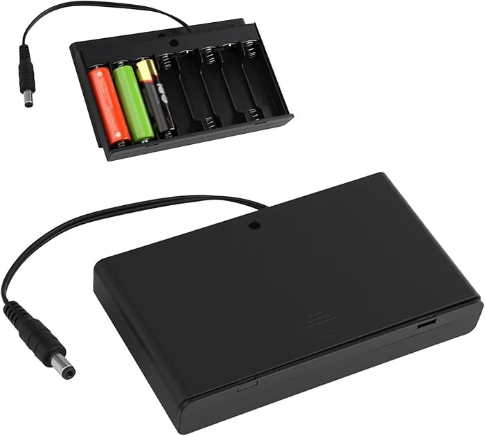 Black Neon Battery Pack (5v Compatible), Battery Holder Case Box,Portable Battery Pack for Neon S... | Amazon (US)