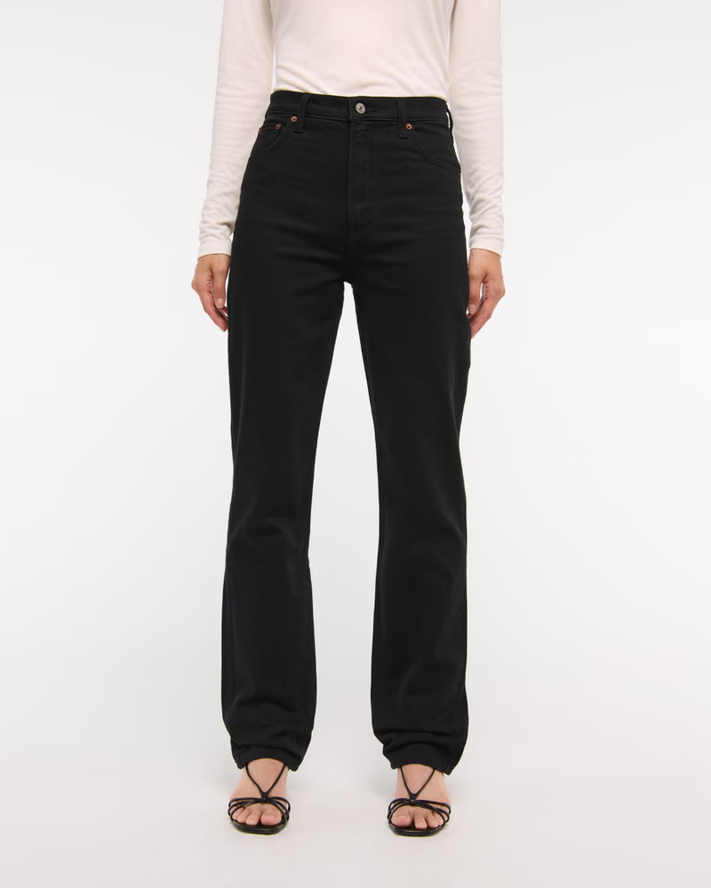 Ultra High Rise 90s Straight Jean | Abercrombie & Fitch (US)