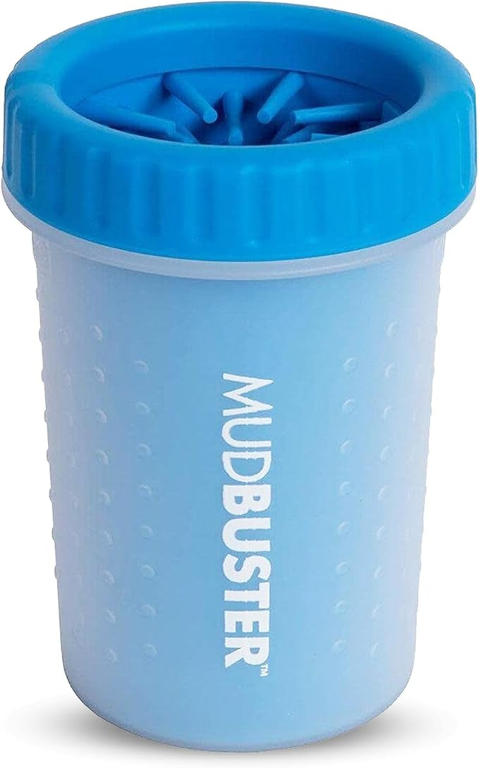 Dexas MudBuster Portable Dog Paw Washer/Paw Cleaner, Medium, Pro Blue | Amazon (US)