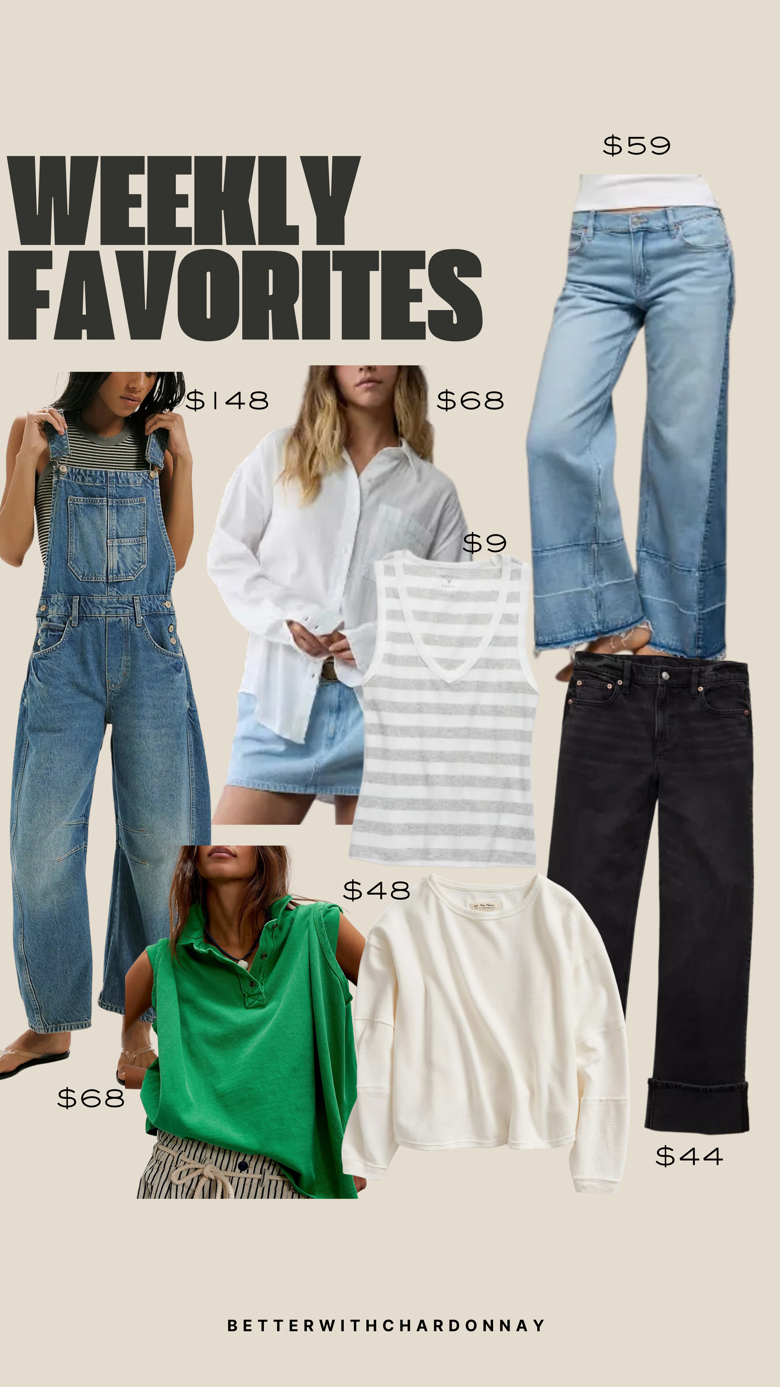 Weekly favorites!

weekly favorites, free people, denim jeans, overalls 

 #LTKSeasonal