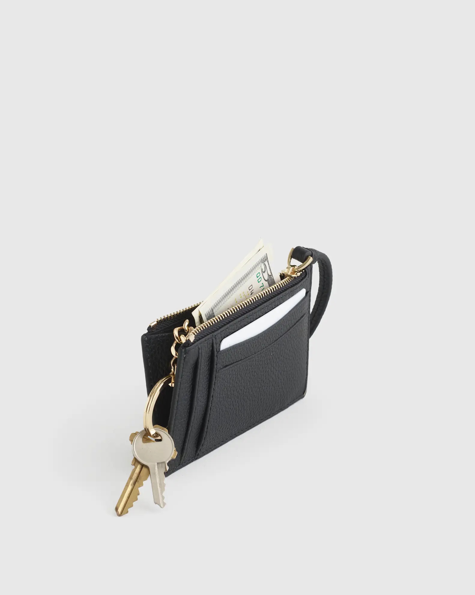 Italian Leather Card Case Wristlet | Quince