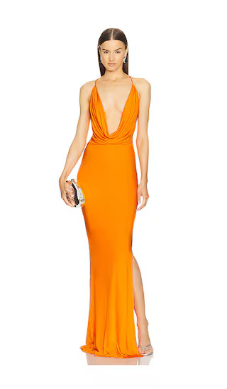 x REVOLVE Raquel Gown in Tangerine Orange | Revolve Clothing (Global)