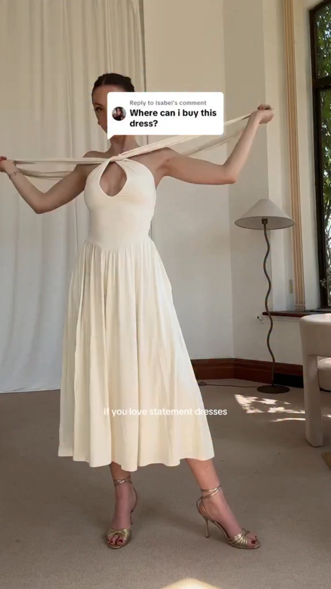 We designed a versatile dress and she goes by the name “Cleo” 

#dresses #dress @aym.studio