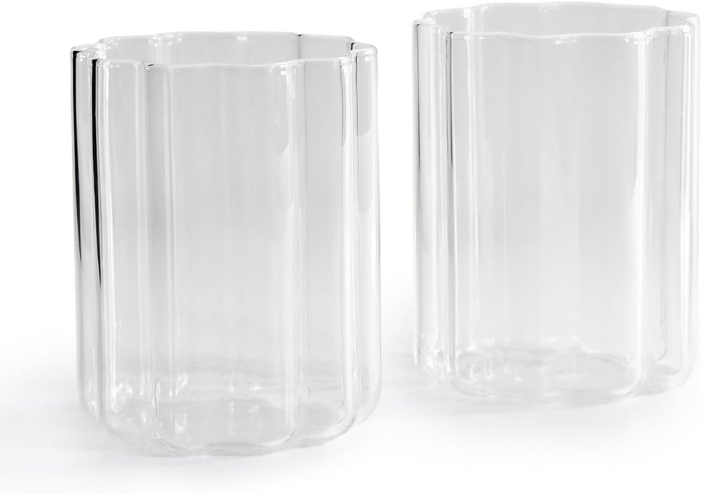 Women's Wave Glasses Set of 2 | Amazon (US)