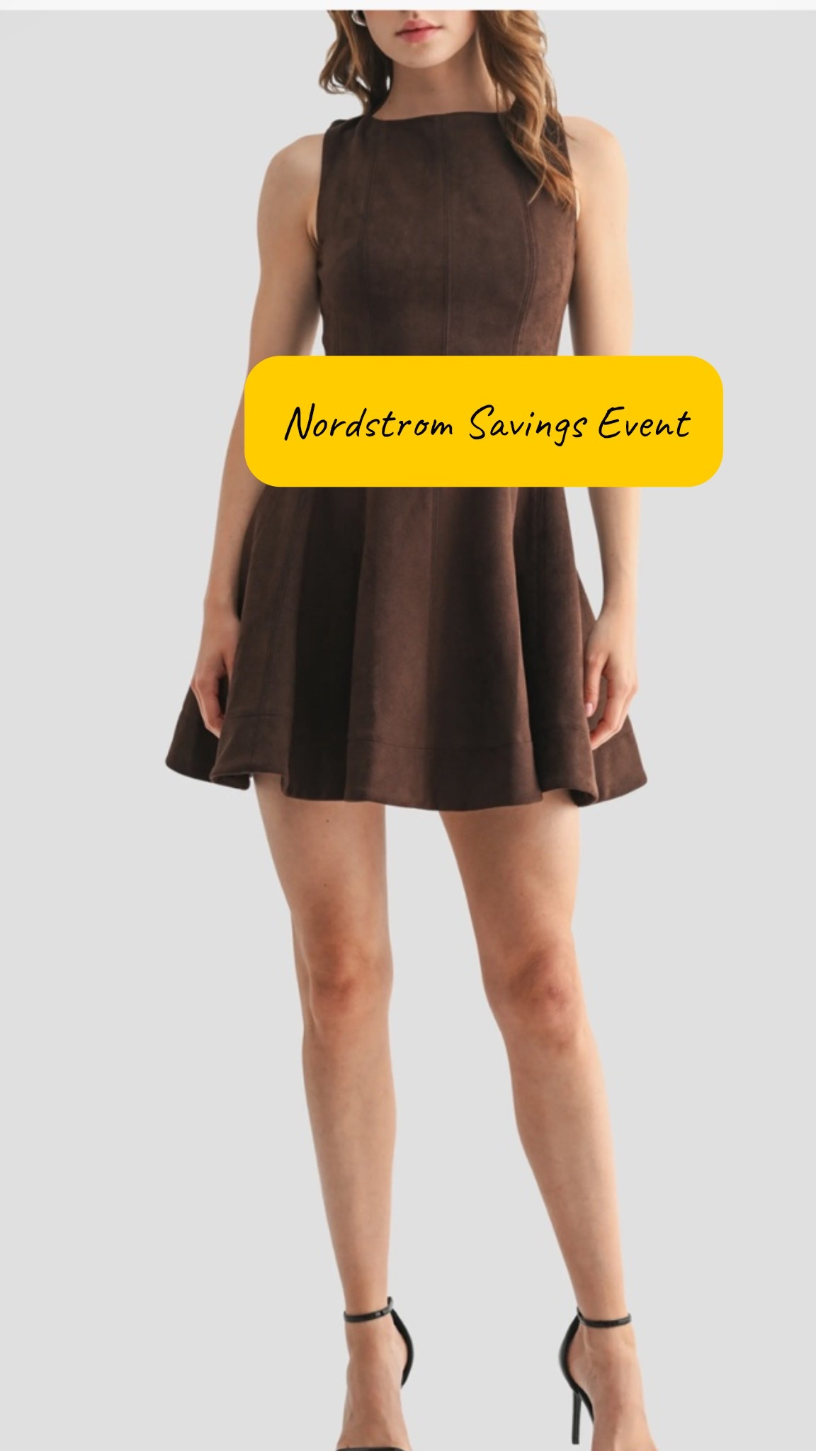 The Nordstrom Savings event is so good! So many wear now pieces! Faux suede dress is so cute for fall! 

Fall dress, fall fashion