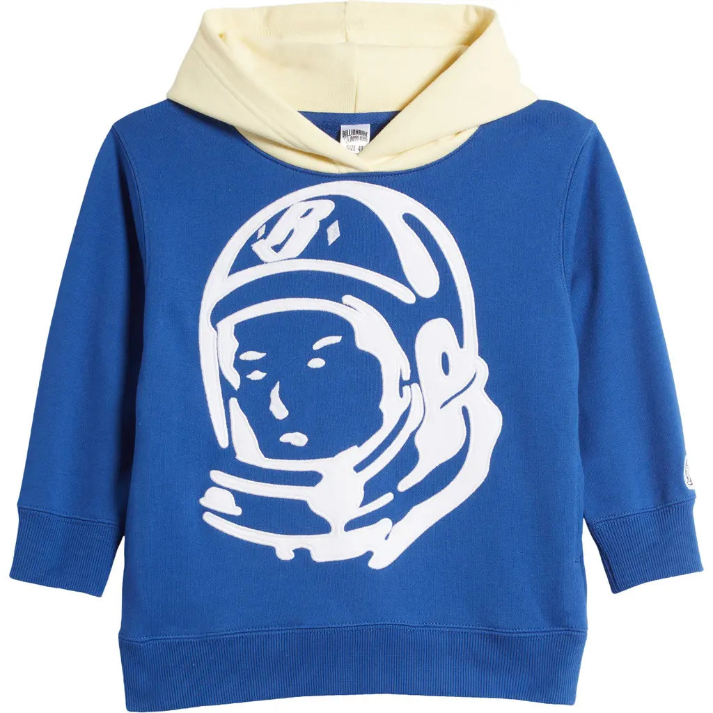 Billionaire Boys Club Kids' Colorblock Helmet Hoodie in Monaco Blue at Nordstrom, Size 4T | Nordstrom