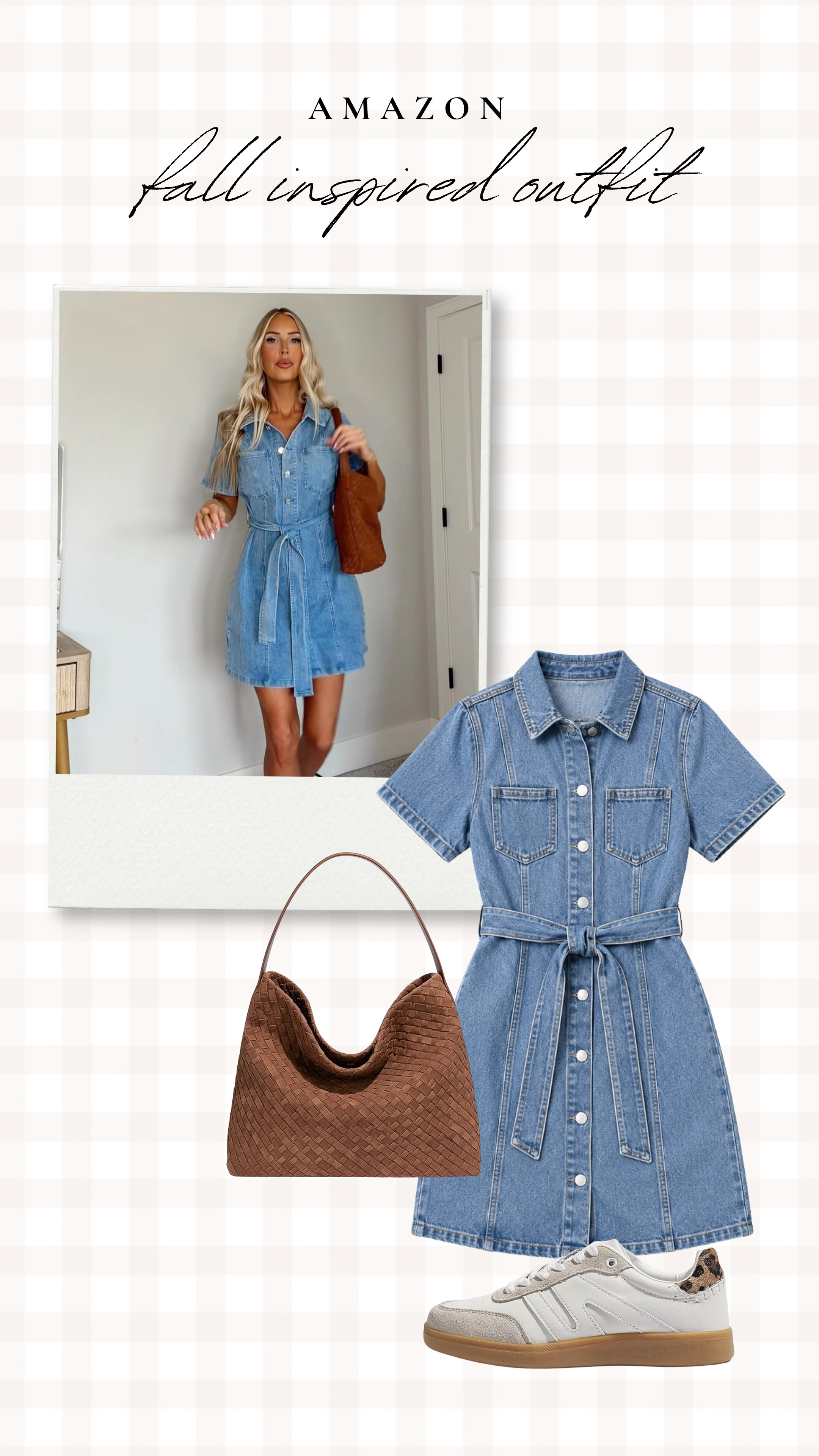 New favorite denim dress! Perfect for a day out. 🌼 

 #LTKgrwm #LTKootd #LTKmomlife