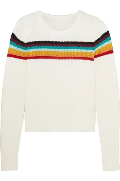 Striped cotton sweater | NET-A-PORTER (US)