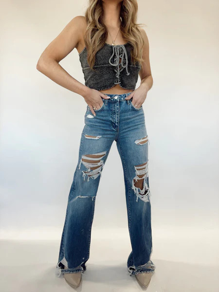 Flying Monkey 90's Tess Denim | Lane 201 Boutique