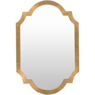 Livabliss Large Rectangle Gold Contemporary Mirror (45 in. H x 30 in. W) S00151051919 - The Home ... | The Home Depot