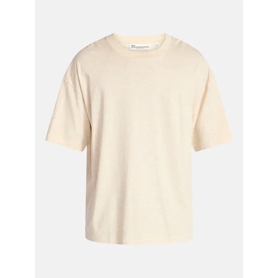No Boundaries Men's Oversized Boxy Tee with Short Sleeves, XS-4XLT | Walmart (US)