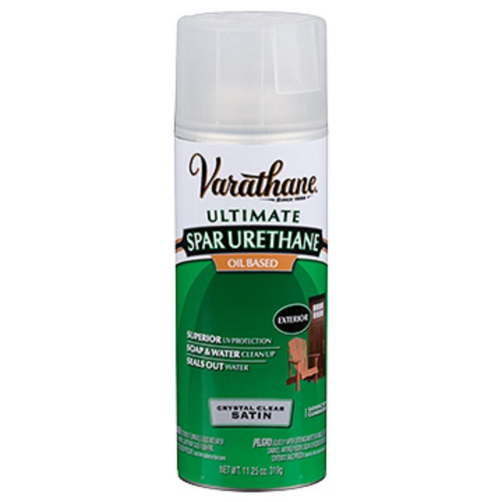 11 oz. Clear Satin Oil-Based Spar Urethane Spray | The Home Depot