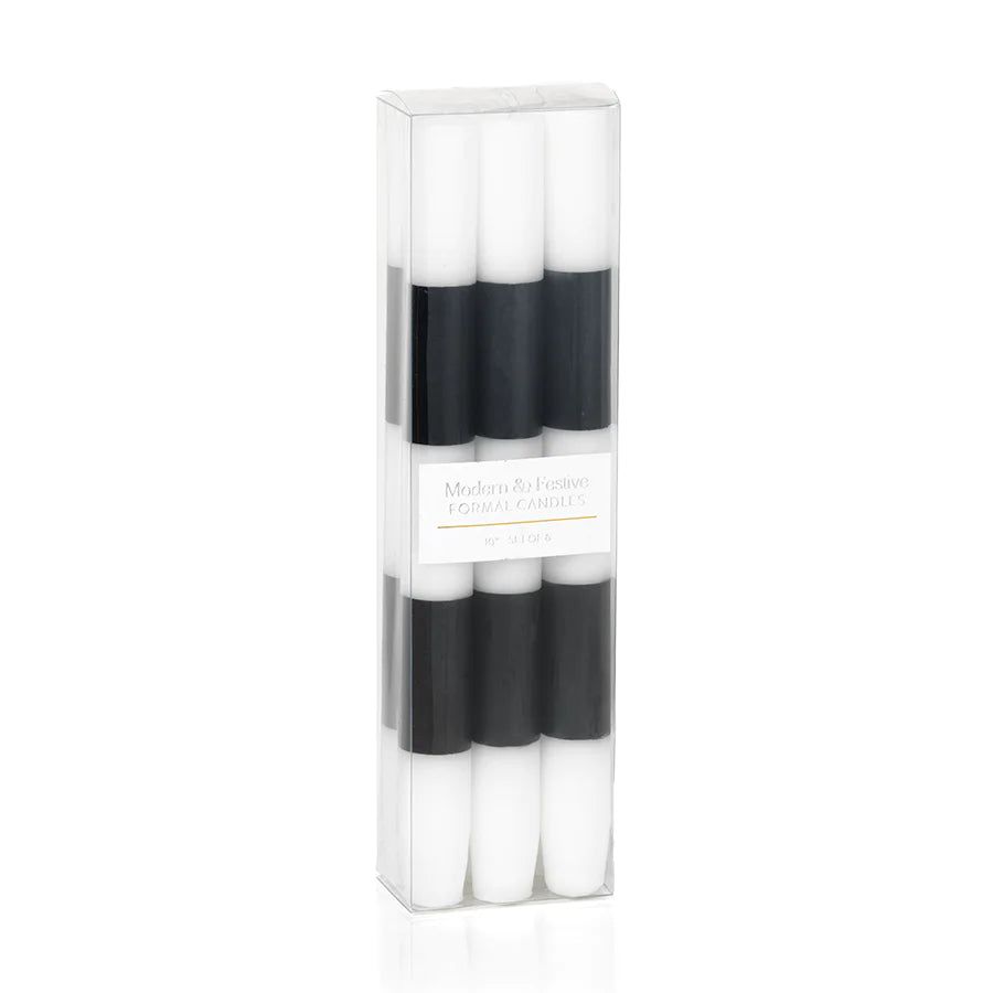 Black Formal Candle Tapers | Modern Locke