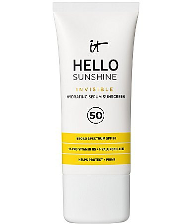 IT Cosmetics Hello Sunshine Invisible Hydrating Serum Sunscreen For Face SPF 50 - 1.7 oz. | Dillard's