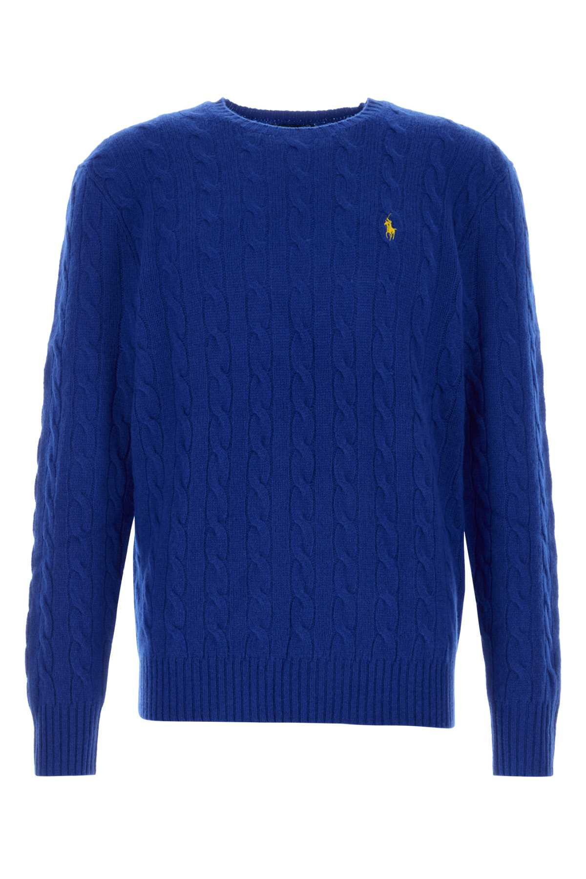 Ralph Lauren Electric Blue Wool Blend Sweater | Italist.com US