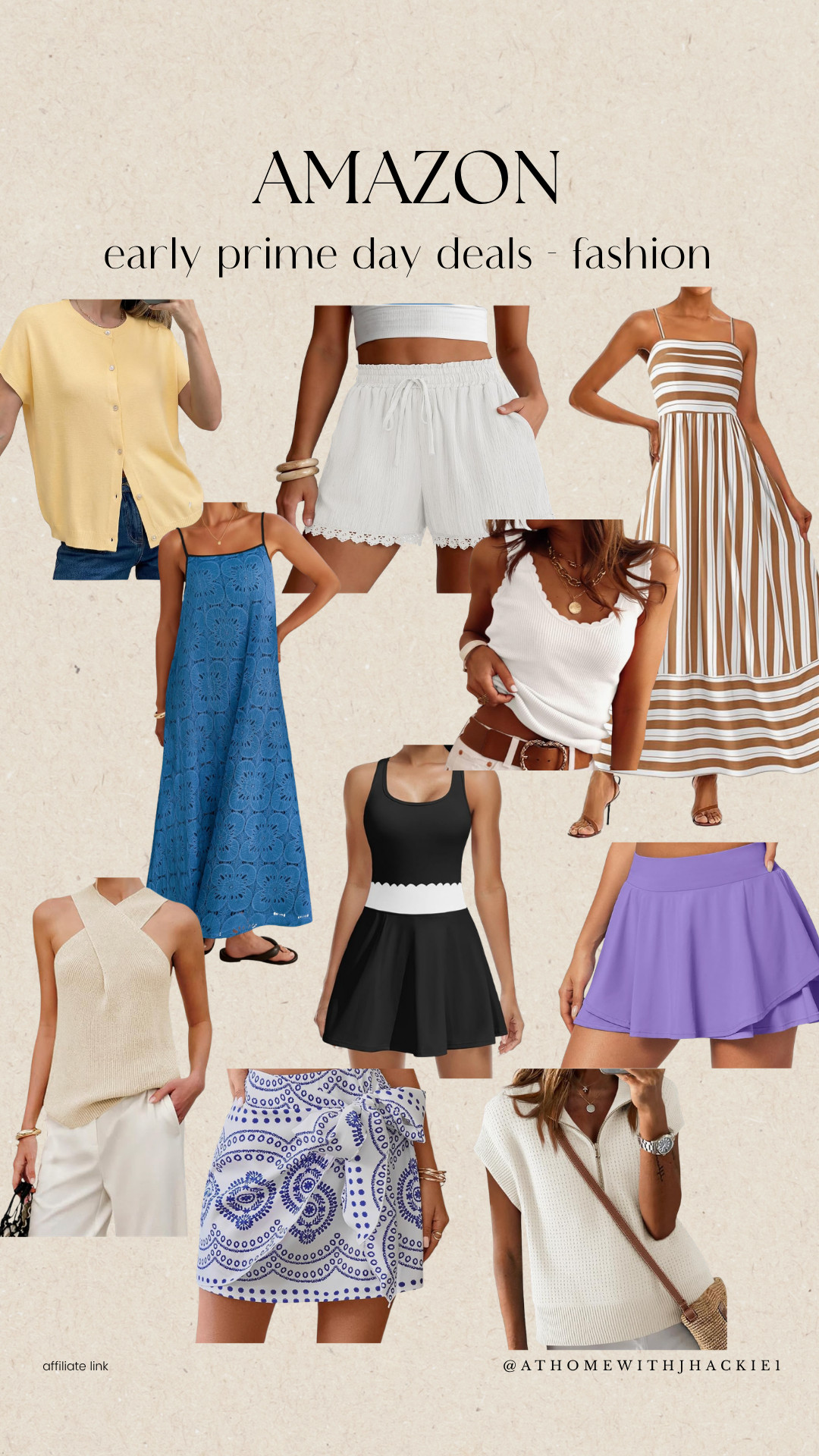Amazon Early Prime Day Deals – Fashio, amazon fashion finds, amazon summer fashion, amazon women's clothing, amazon prime day fashion deals, affordable summer outfits, amazon dresses for women, casual summer dresses, striped maxi dress, eyelet dress, white tank top women, crochet shorts, athletic skort women, halter knit top, blue sundress, vacation outfits women, beach vacation fashion, trendy amazon clothing, neutral summer outfits, capsule wardrobe essentials, amazon style finds

#LTKootd #LTKSaleAlert