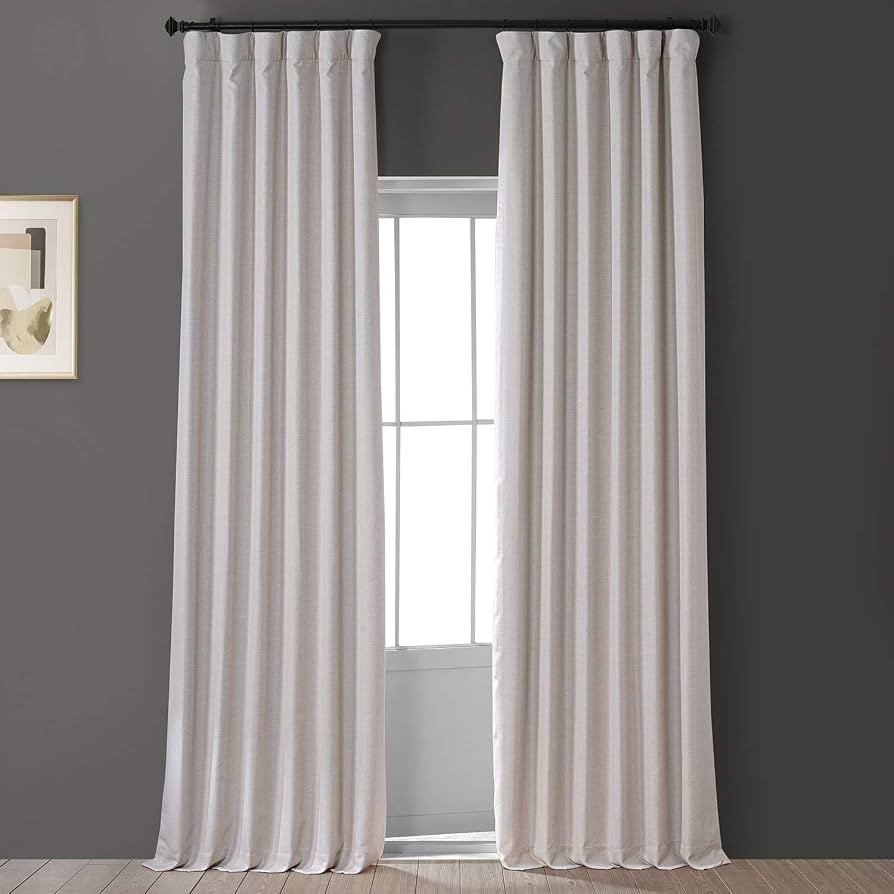 HPD Half Price Drapes Solid Thermal Insulated Blackout Curtains for Bedroom 50 X 96 Signature Lin... | Amazon (US)