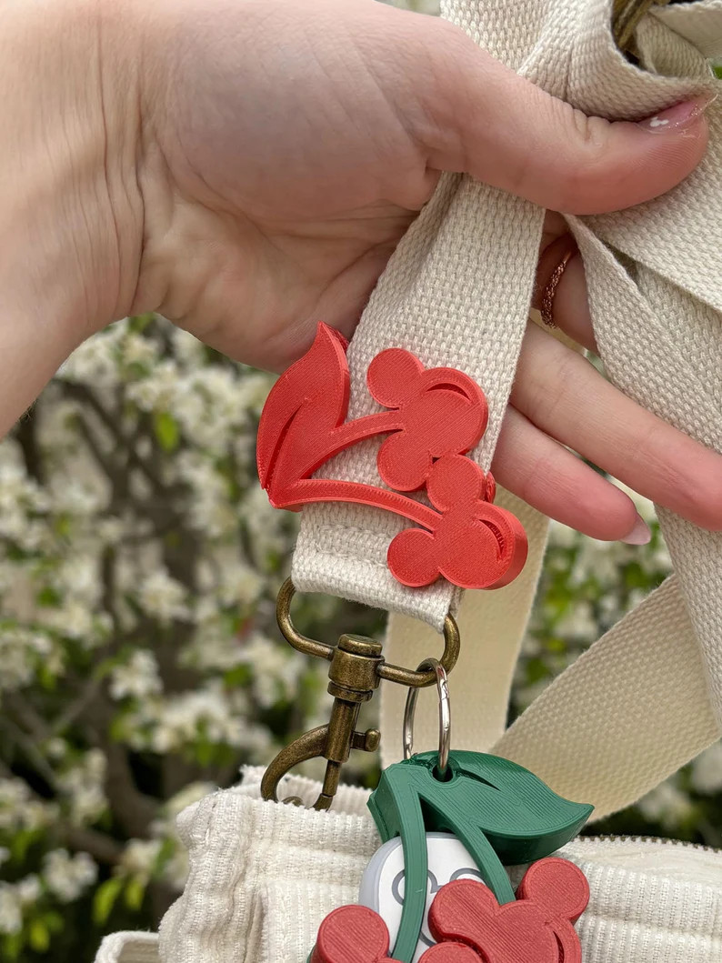 Cherries Belt and Bag Charm | Etsy (US)