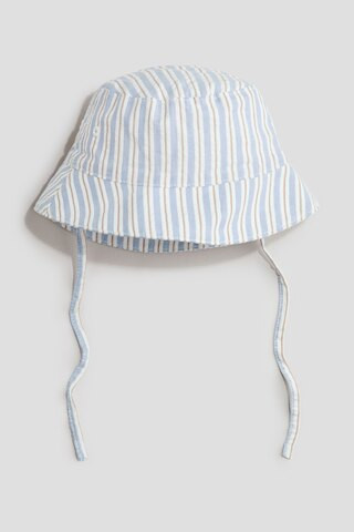 H & M - Sun Hat - Light Blue/Beige Striped | H&M (US + CA)