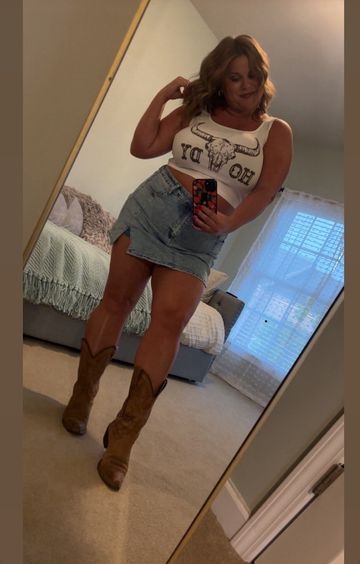 The country concert collab you didn’t know you needed! Bring on summer ☀️ love this skort!!! 

#LTKMidsize #LTKootd