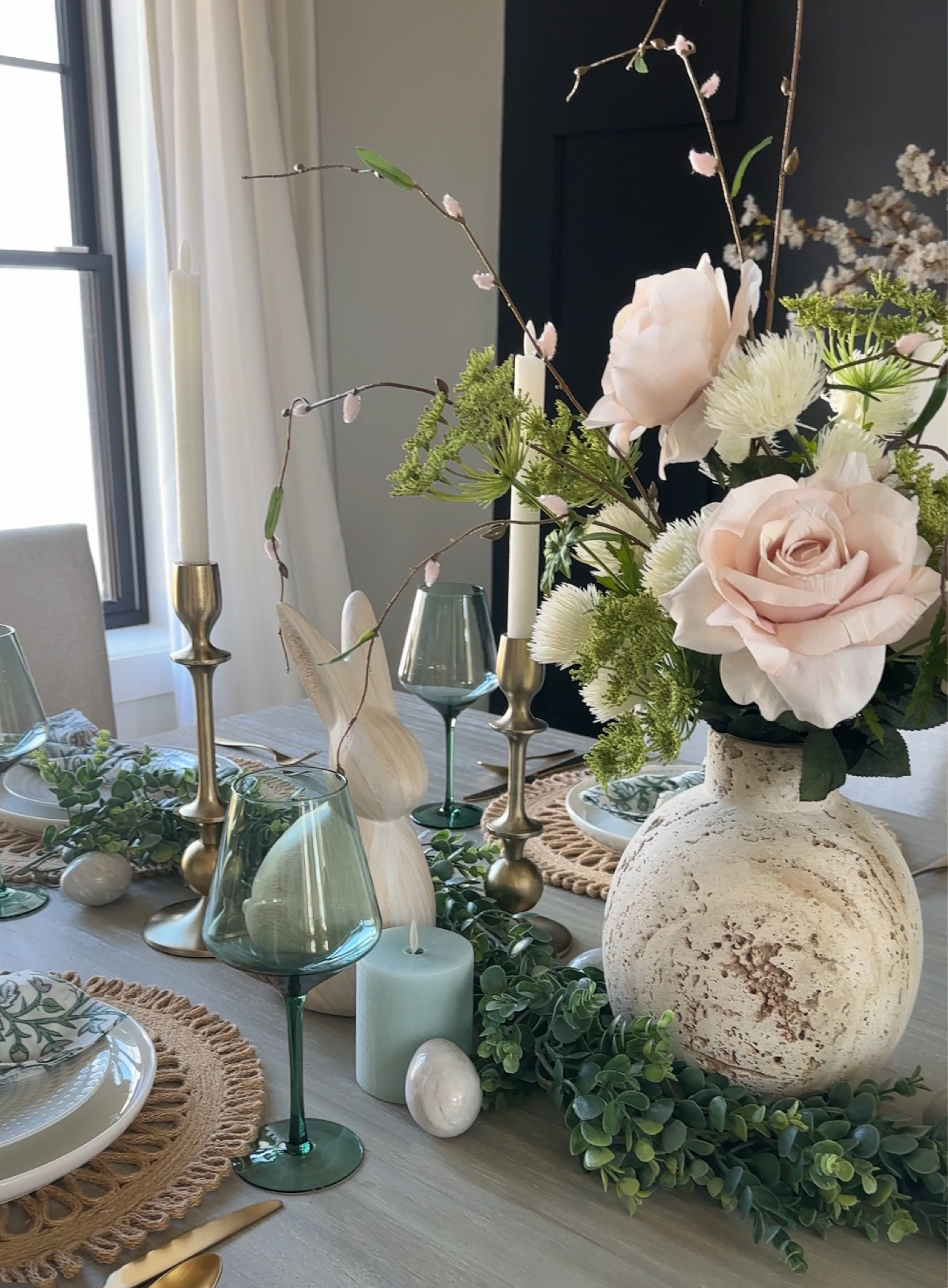 Easter tablescape

It’s almost Springtime! My most favorite time to bring in pastels and pops of color throughout the house  

#LTKSpringSale #LTKhome #LTKSeasonal