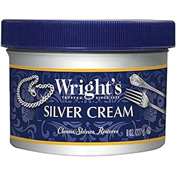 Wright's Silver Cleaner and Polish Cream - 8 Ounce - Ammonia Free - Gently Clean and Remove Tarni... | Amazon (US)