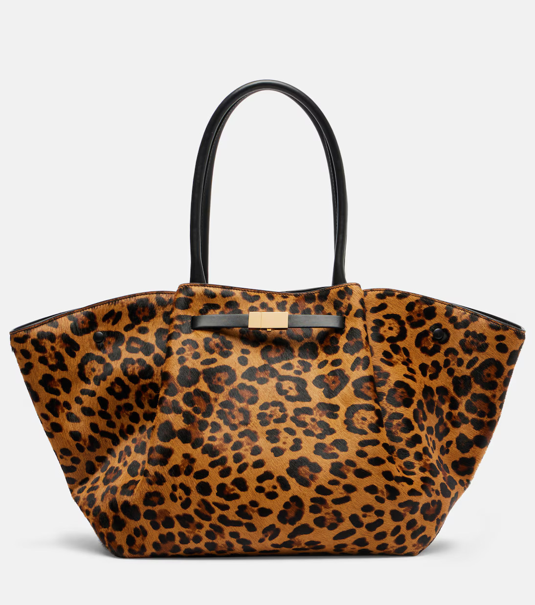 New York leopard-print calf hair tote bag | Mytheresa (US/CA)