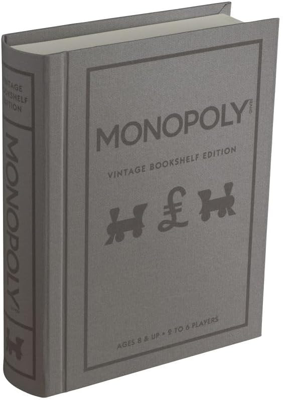 Monopoly Vintage Bookshelf Board Game UK Edition | Amazon (UK)