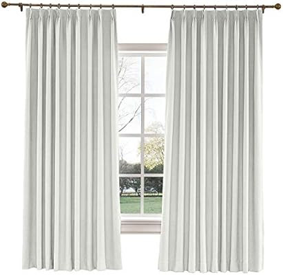 TWOPAGES Heavyweight Blackout Curtain Window Treatment Drape Thermal Insulated Soundproof Curtain... | Amazon (US)